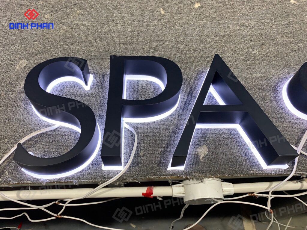 thi công bảng hiệu chữ nổi inox tại Đắk Lắk