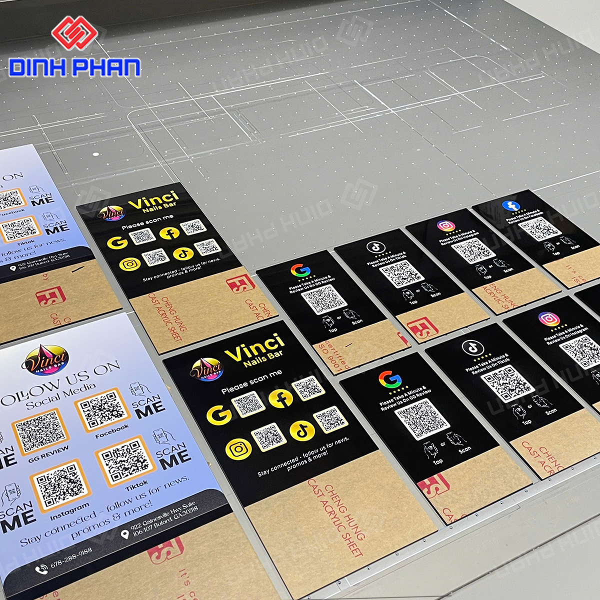 in UV trên mica tại Đắk Lắk