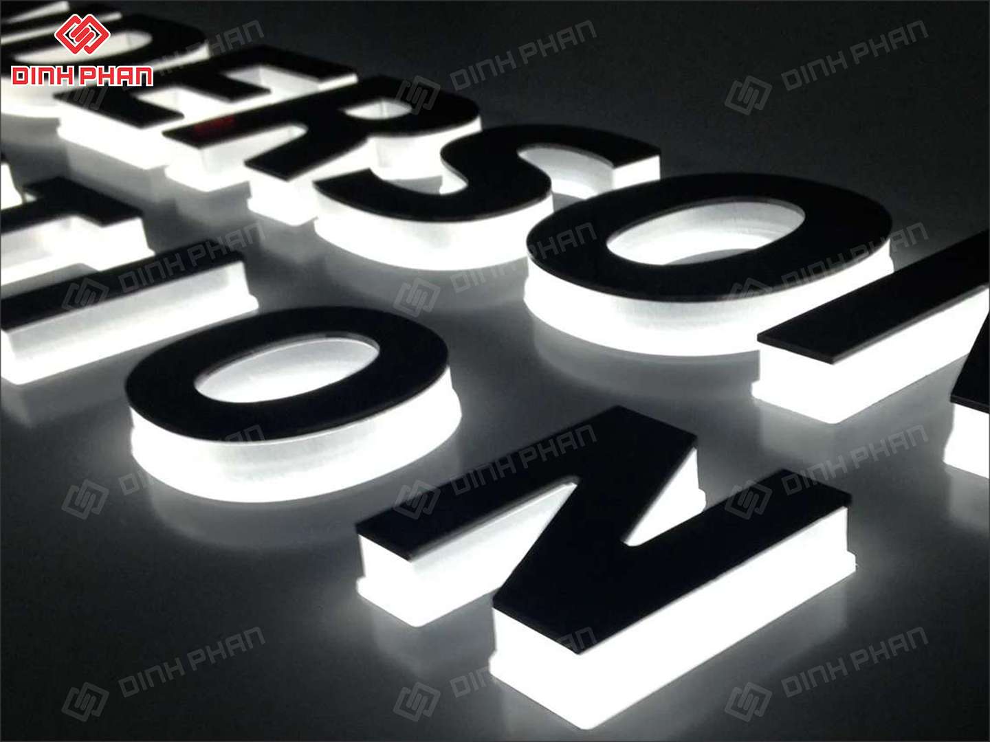 Báo Giá Chữ Inox đèn led chữ đen Buôn Ma Thuột  