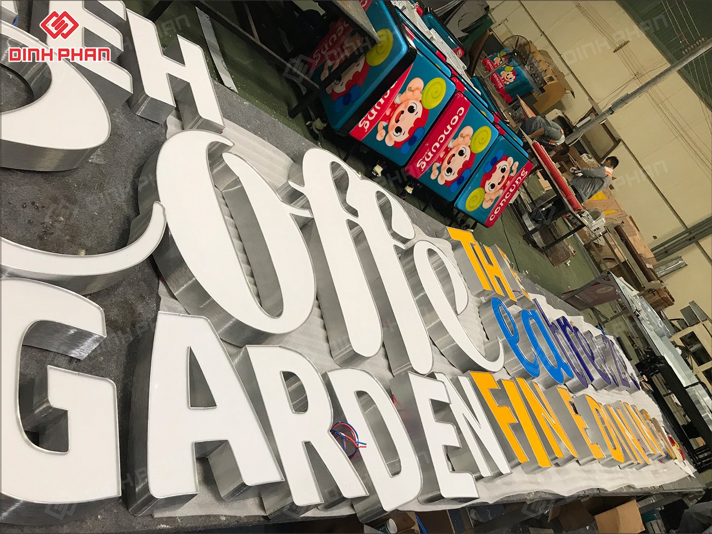 Làm Bảng Hiệu Chữ Nhôm Buôn Ma Thuột