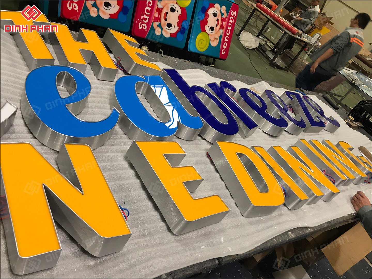 Làm Bảng Hiệu Chữ Nhôm Buôn Ma Thuột