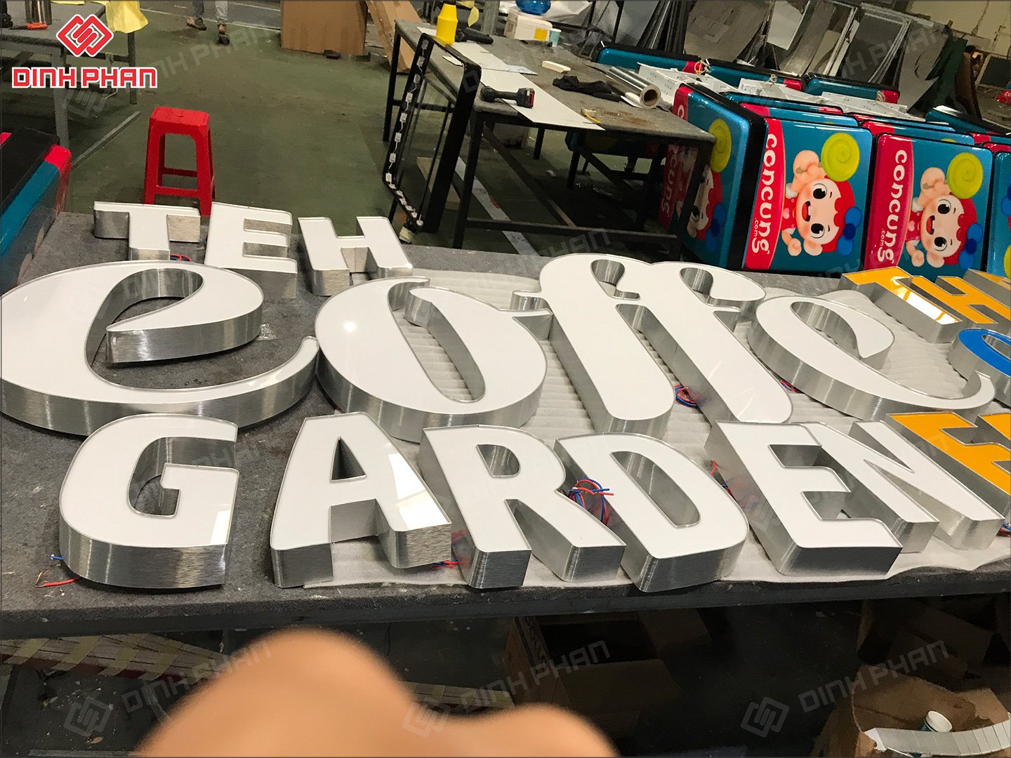 Làm Bảng Hiệu Chữ Nhôm Buôn Ma Thuột