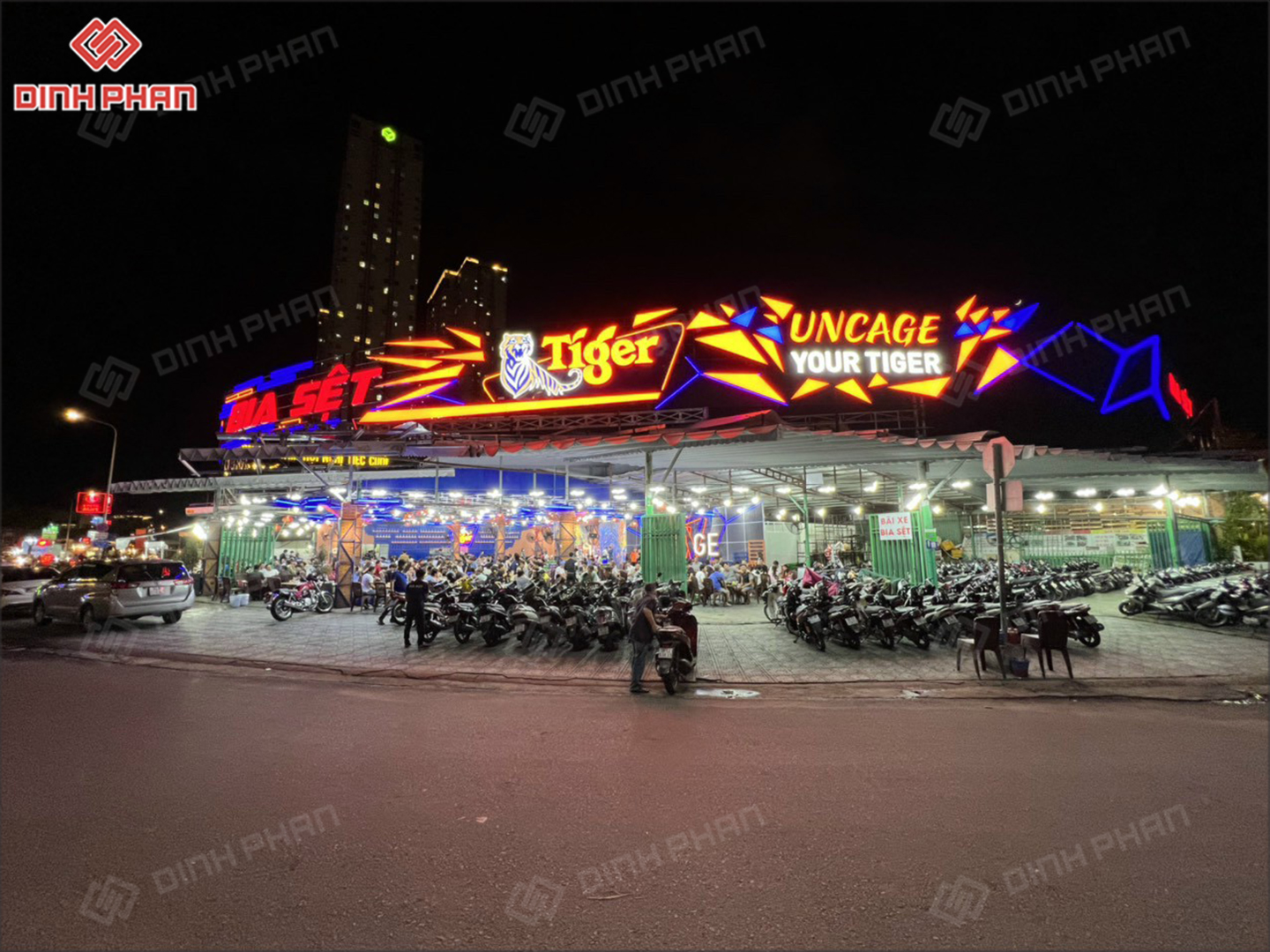 Làm Bảng Hiệu Đèn LED Tiger Buôn Ma Thuột