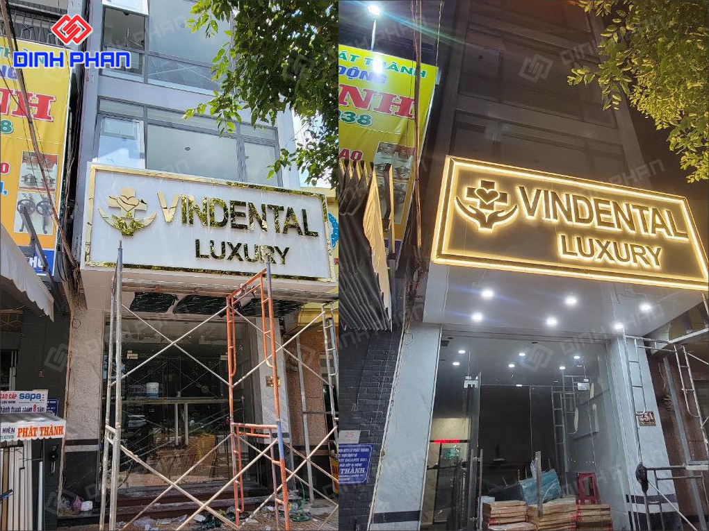 Làm Bảng Hiệu Đèn LED LUXURY Buôn Ma Thuột