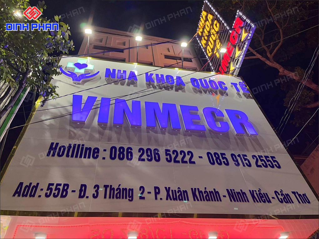 Làm Bảng Hiệu Đèn LED VINMEGR Buôn Ma Thuột