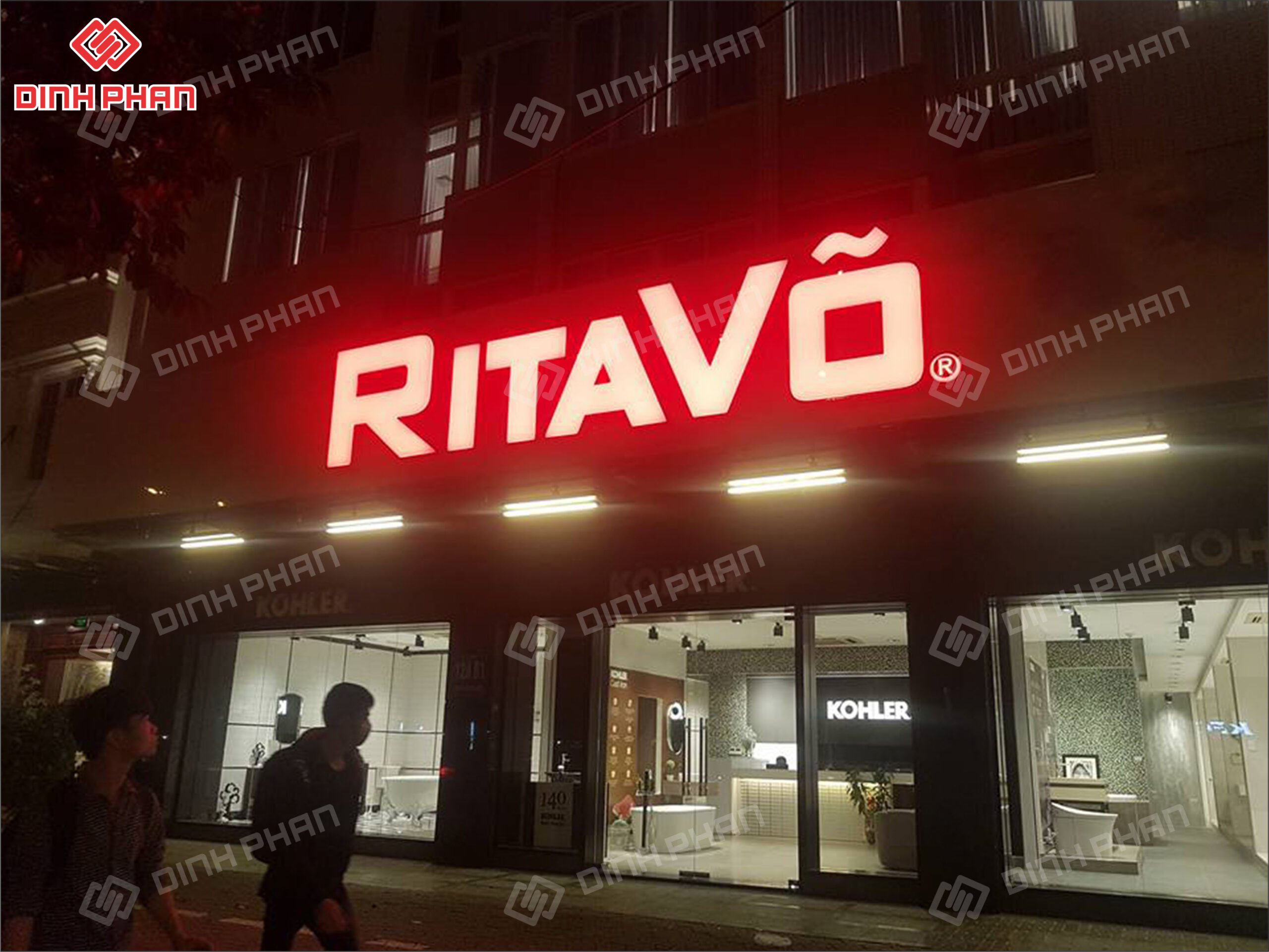 Làm Bảng Hiệu Đèn LED RiTaVõ Buôn Ma Thuột