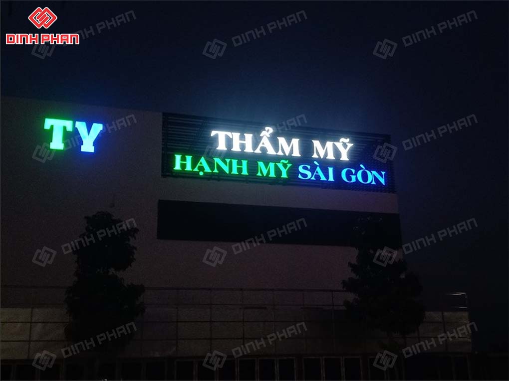 Làm Bảng Hiệu Đèn LED THẨM MỸ HẠNH MỸ SÀI GÒN Buôn Ma Thuột