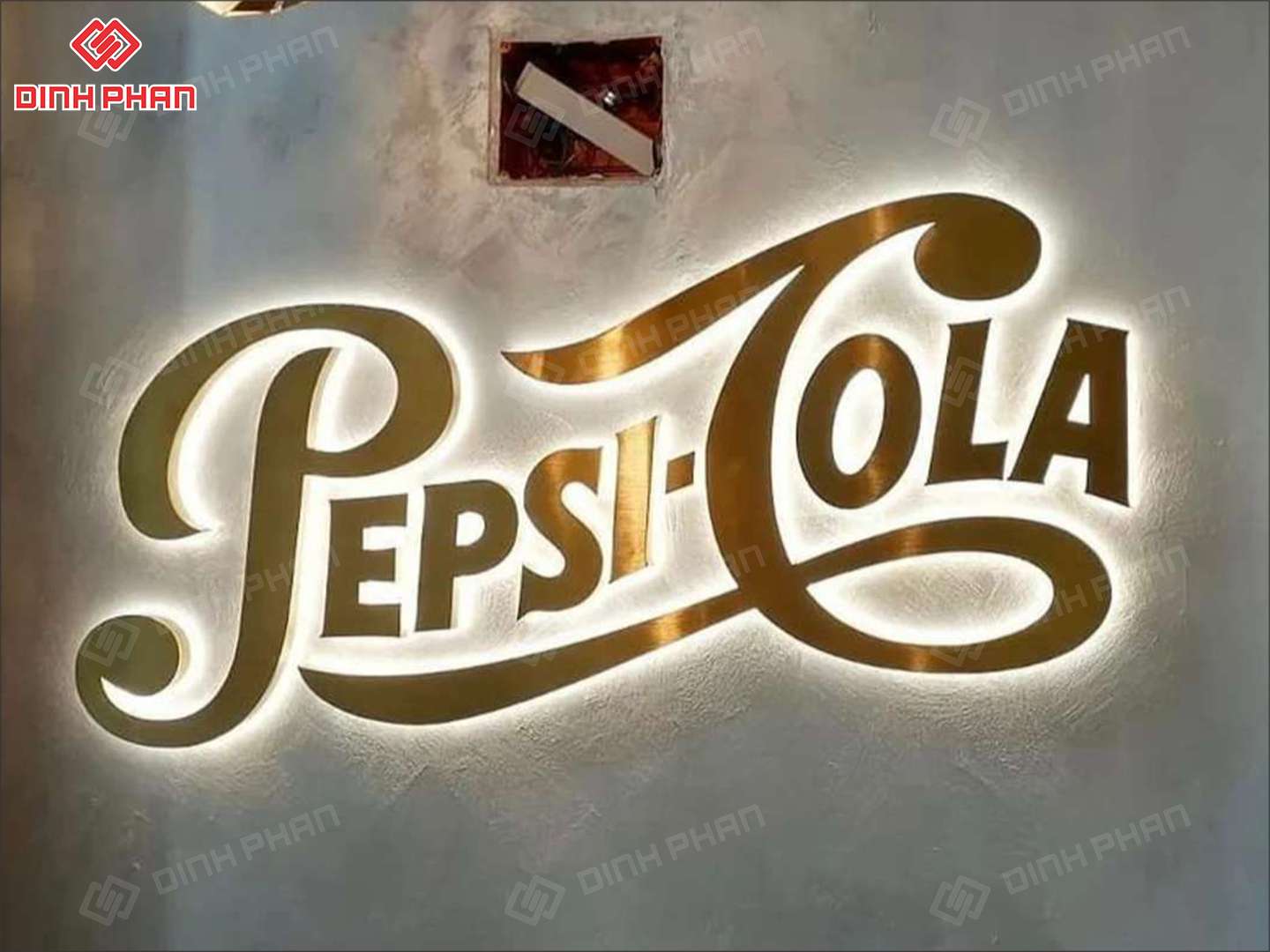 Làm Chữ Inox Pepsi-Cola
