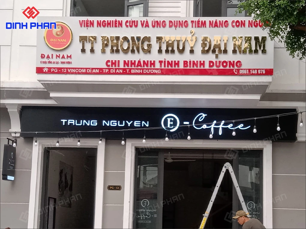 Làm bảng hiệu alu BMT