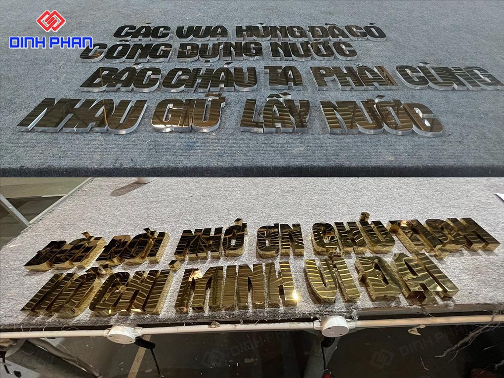 Gia Công Chữ Inox Phú Yên