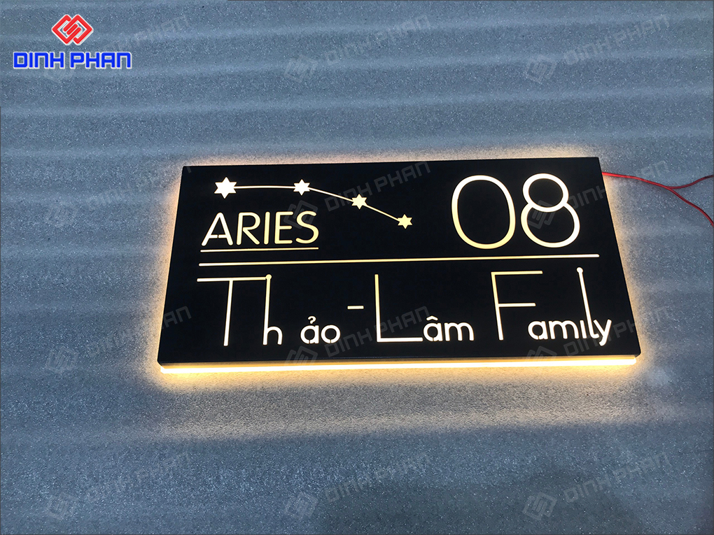 Biển Số Nhà Inox Buôn Ma Thuột