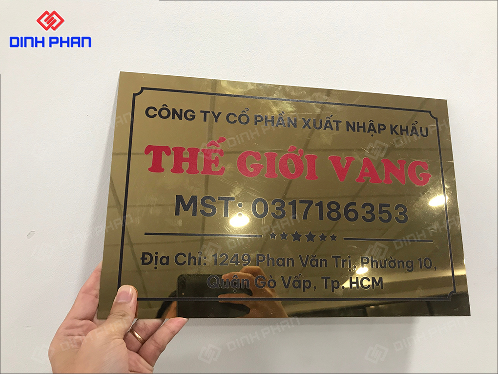 Biển Số Nhà Inox Buôn Ma Thuột