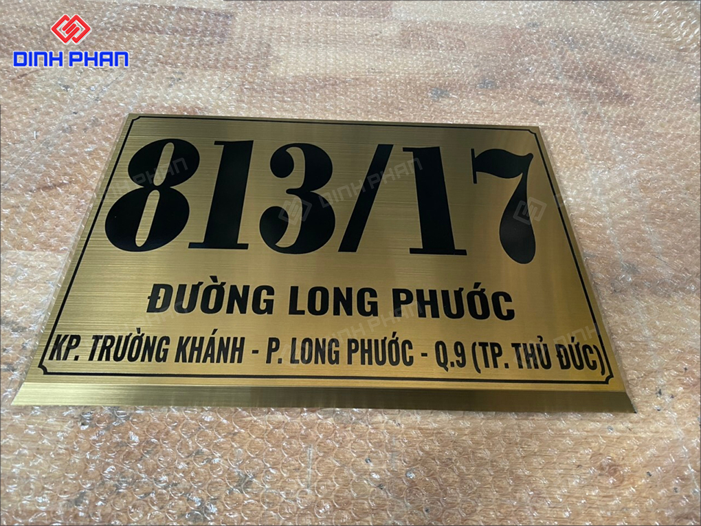 Biển Số Nhà Inox Buôn Ma Thuột