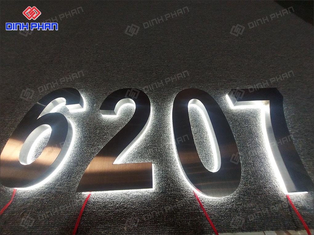 Chữ Inox Trắng Xước Buôn Ma Thuột