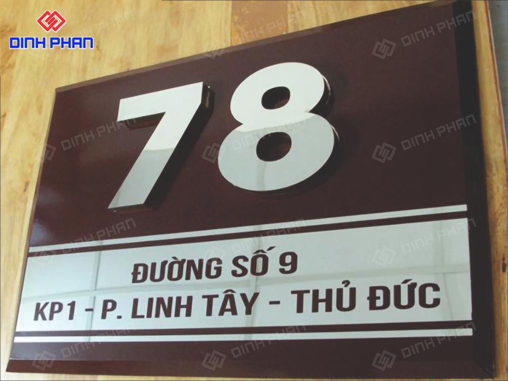 Làm Biển Số Nhà Buôn Ma Thuột