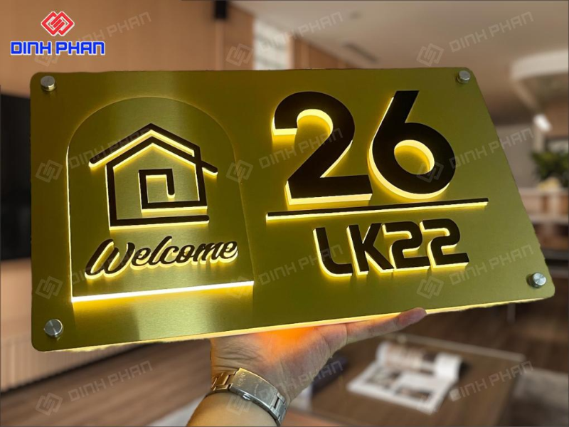 Biển số nhà inox Đắk Lắk