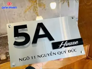 Biển số nhà inox Đắk Lắk